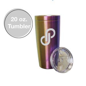Poshmark Gradient Tumbler with Lid New!